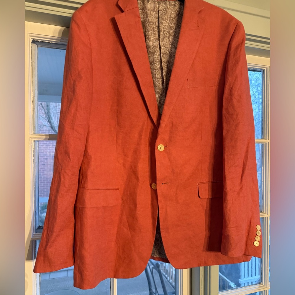 Ralph Lauren Men's red linen Blazer